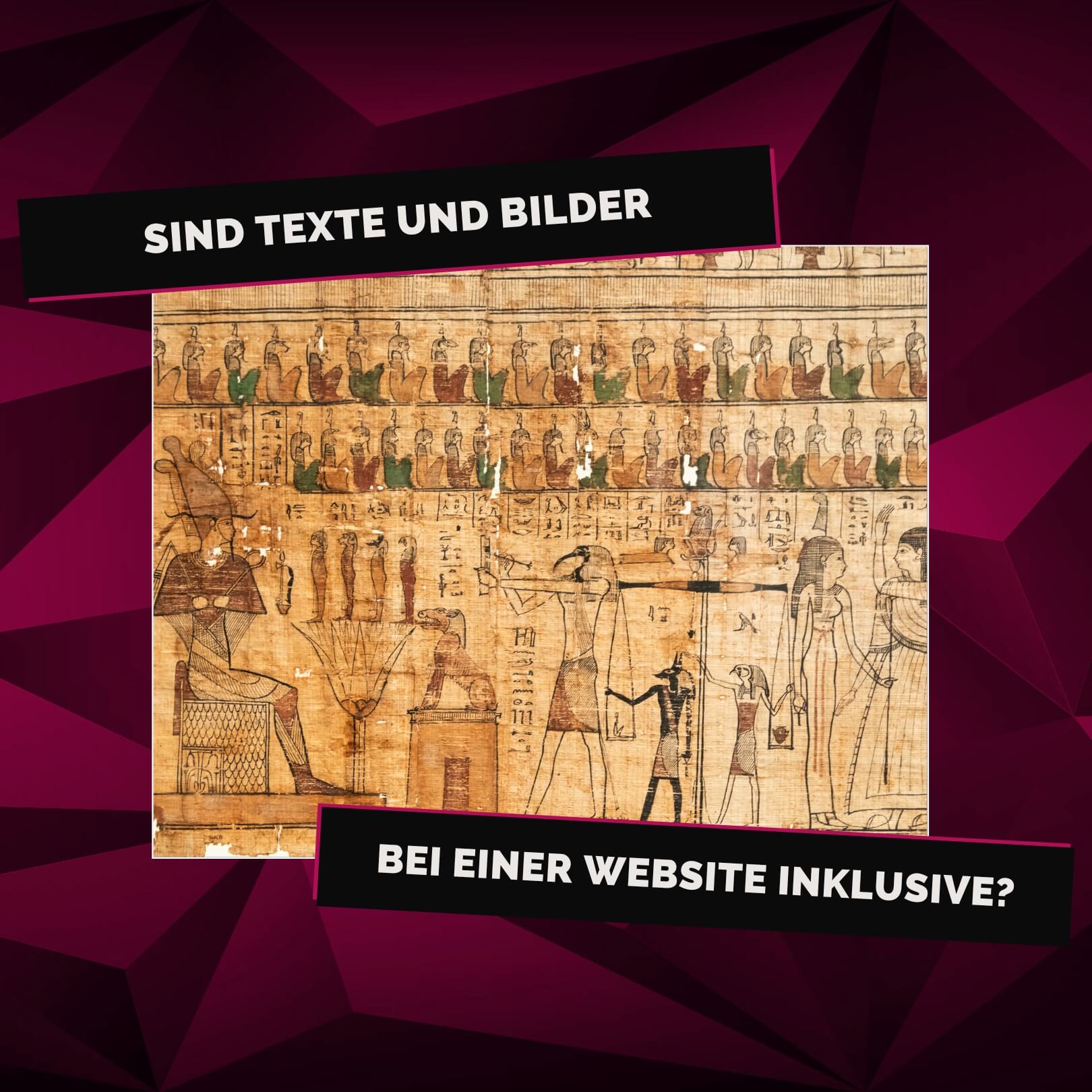 Sind Texte und Bilder bei einer Website inklusive?