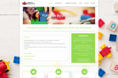 Convert GmbH CO KG - Projektstory Gemeinnützige Sponsorschaft von CONVERT - Screenshot des Flohzirkus Burghaun